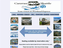 Tablet Screenshot of caravanairporttransportation.com